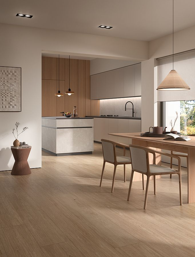 Modern Wood Laminate Wall