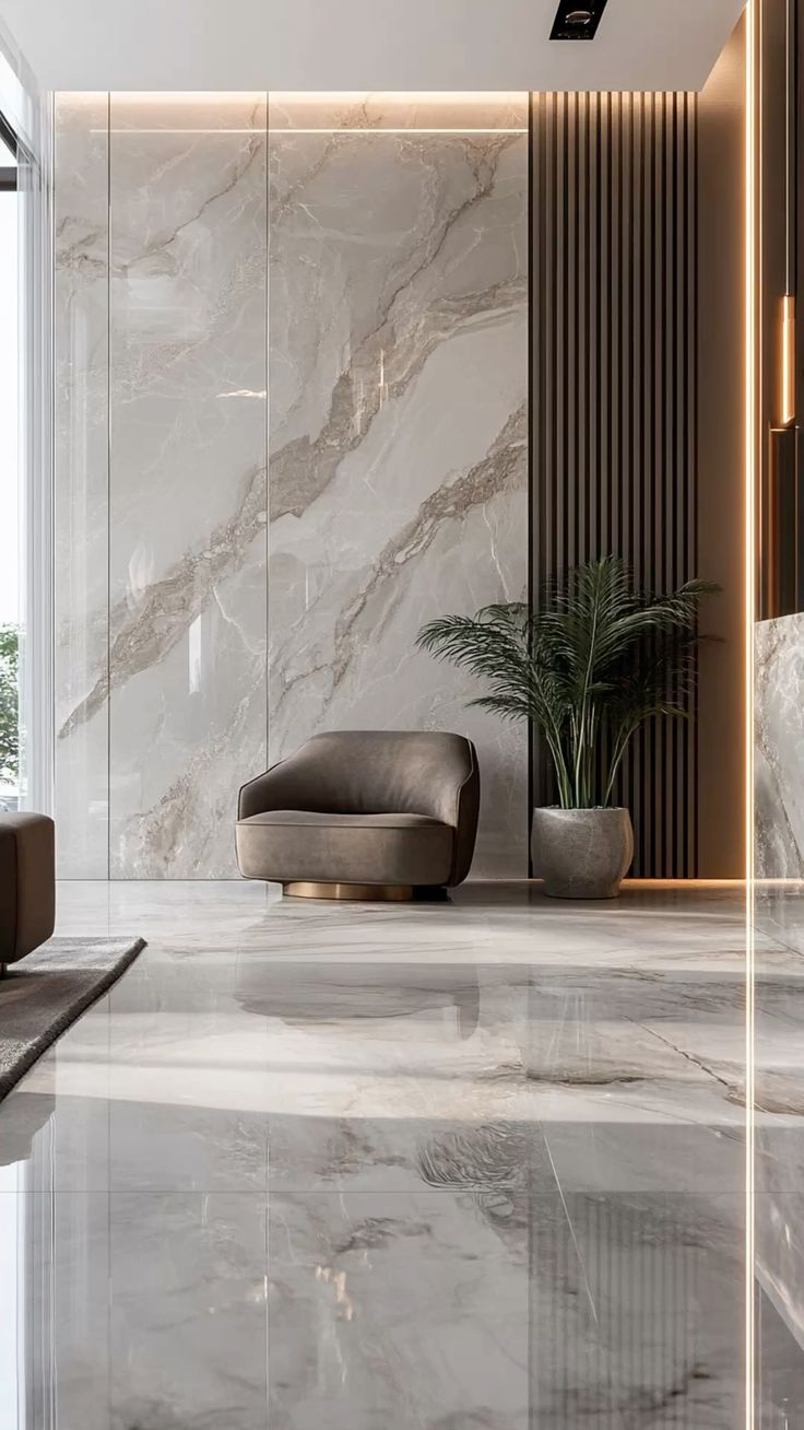 Modern Living Area Acrylic